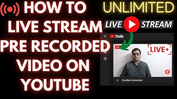 🔴How to LIVE Stream Pre Recorded video in Youtube | Step By Step Process using OBS