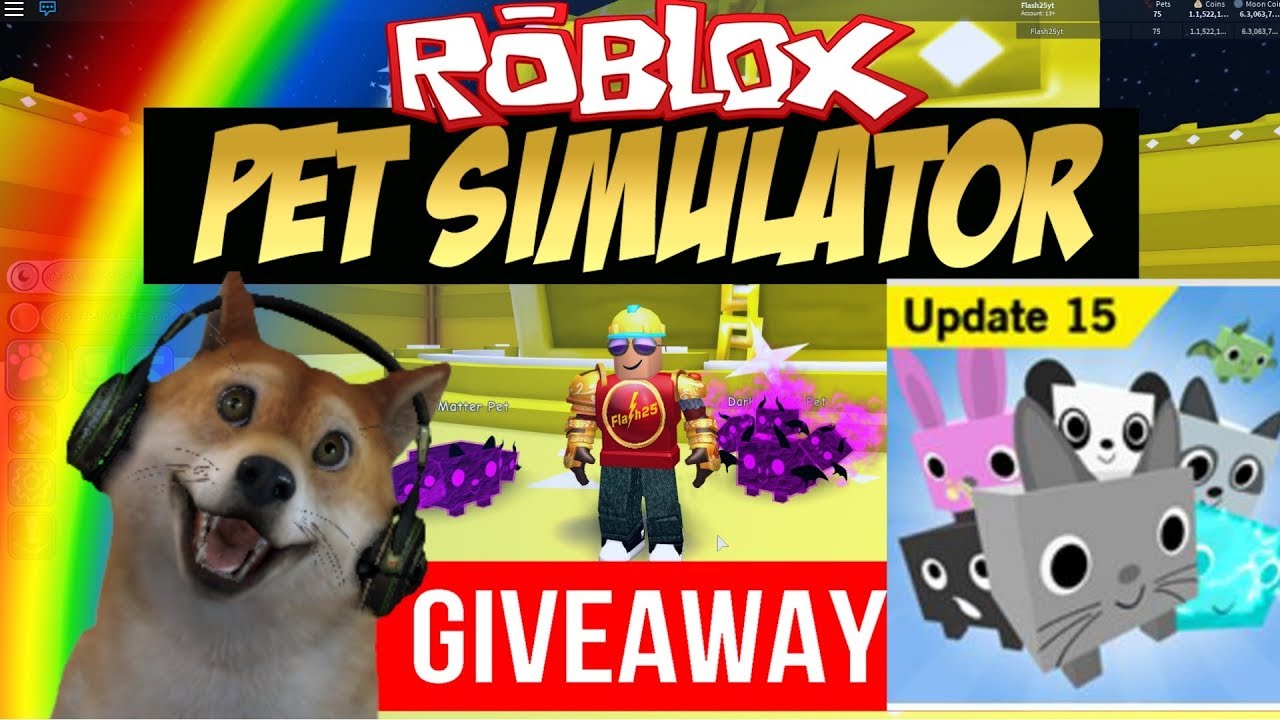 Roblox Pet Simulator Giveaway Type Loots Ko Youtube - roblox pet simulator panda