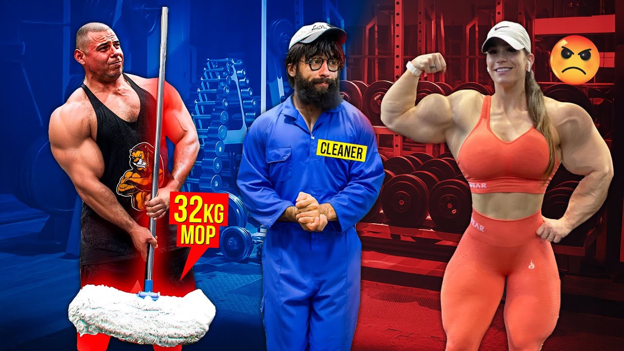 Anatoly's 32kg Mop Lift Showdown – A Strength Battle Like No Other! 🏋️♂️💥