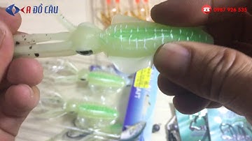 Mồi mực mềm Bionic câu Cá Thu, Cá Nhồng, cá Bè, cá Mú, cá Chẽm