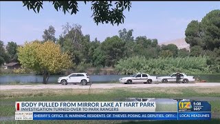 Body recovered from Mirror Lake at Hart Park