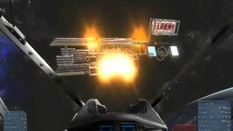 Space Engineers Large ships collisions march 2014