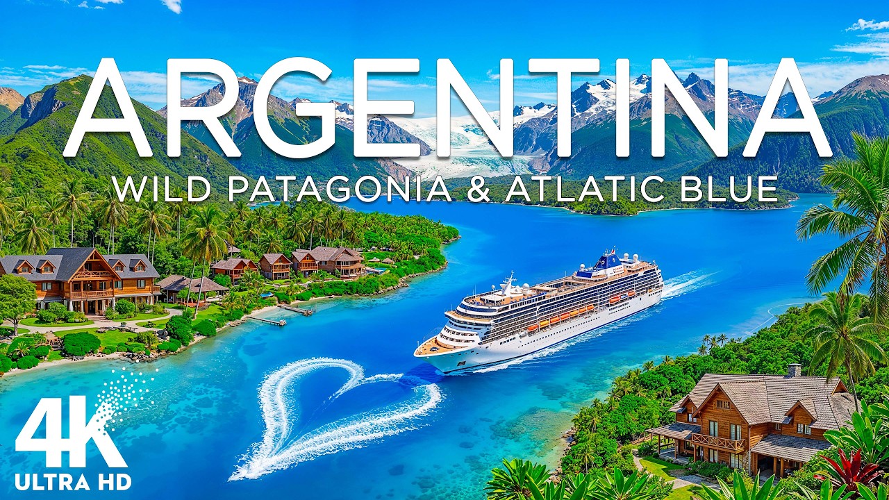 Argentina Cinematic Aerials in 4K | Patagonia Glaciers, Andes Mountains & Iconic Natural Wonders