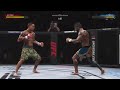 Brutal spin fist KO