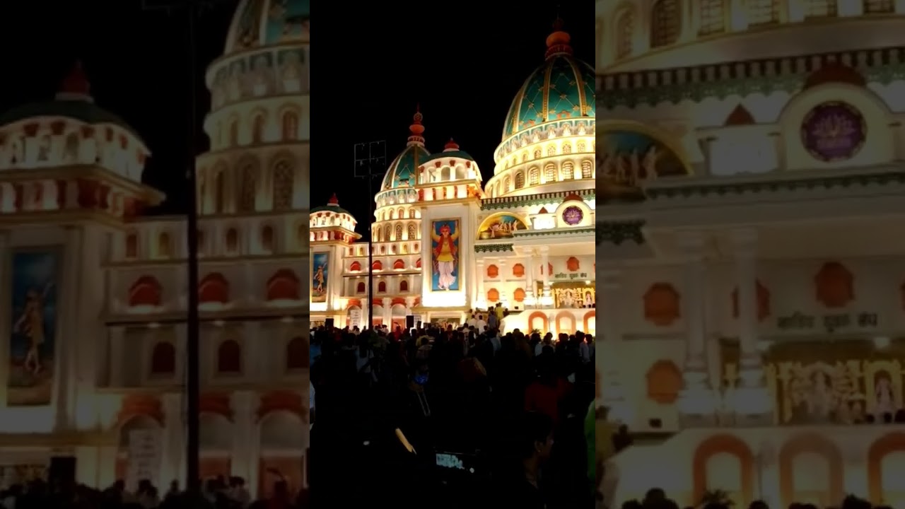 Mayapur iskon temple pandal in Ranchi || Lord Krishna || 🙏🙏🙏 || - YouTube