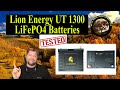 How long will two Lithium batteries Run My RV?    Lion Energy  UT 1300 battery test