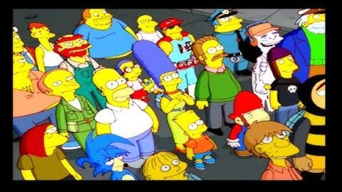 The Simpsons Game PS2 100% Playthrough Part 16 (Final Part)