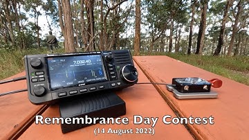 Remembrance Day Contest 2022 - CW Single-operator (not QRP)