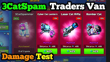 3CatSpam Traders Van Weapons Damage Test - Pixel Gun 3D