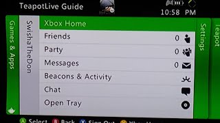 My Xbox 360 [RGH] with Teapot Stealth Server