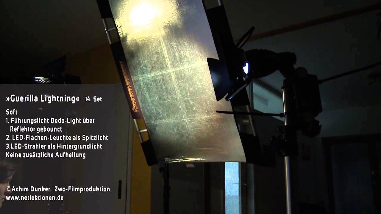 Set 14, eine Portrait- Ausleuchtung mit weichem Licht