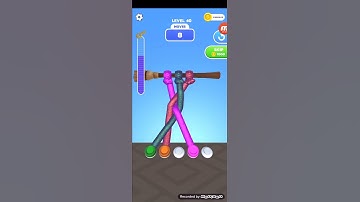 Tangle Master 3D level 40 Answer?? Walkthrough solution,,🎮👀👍#Shorts