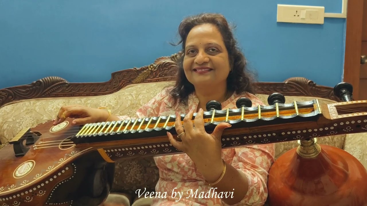 Rimjhim Gire Sawan on veena by madhavilatha from movie 'Manzil'