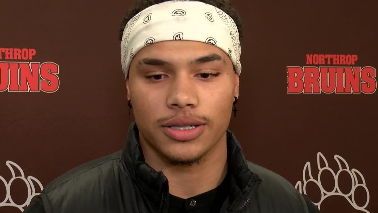 Northrop's Travayis Harris talks about signing with Defiance College football