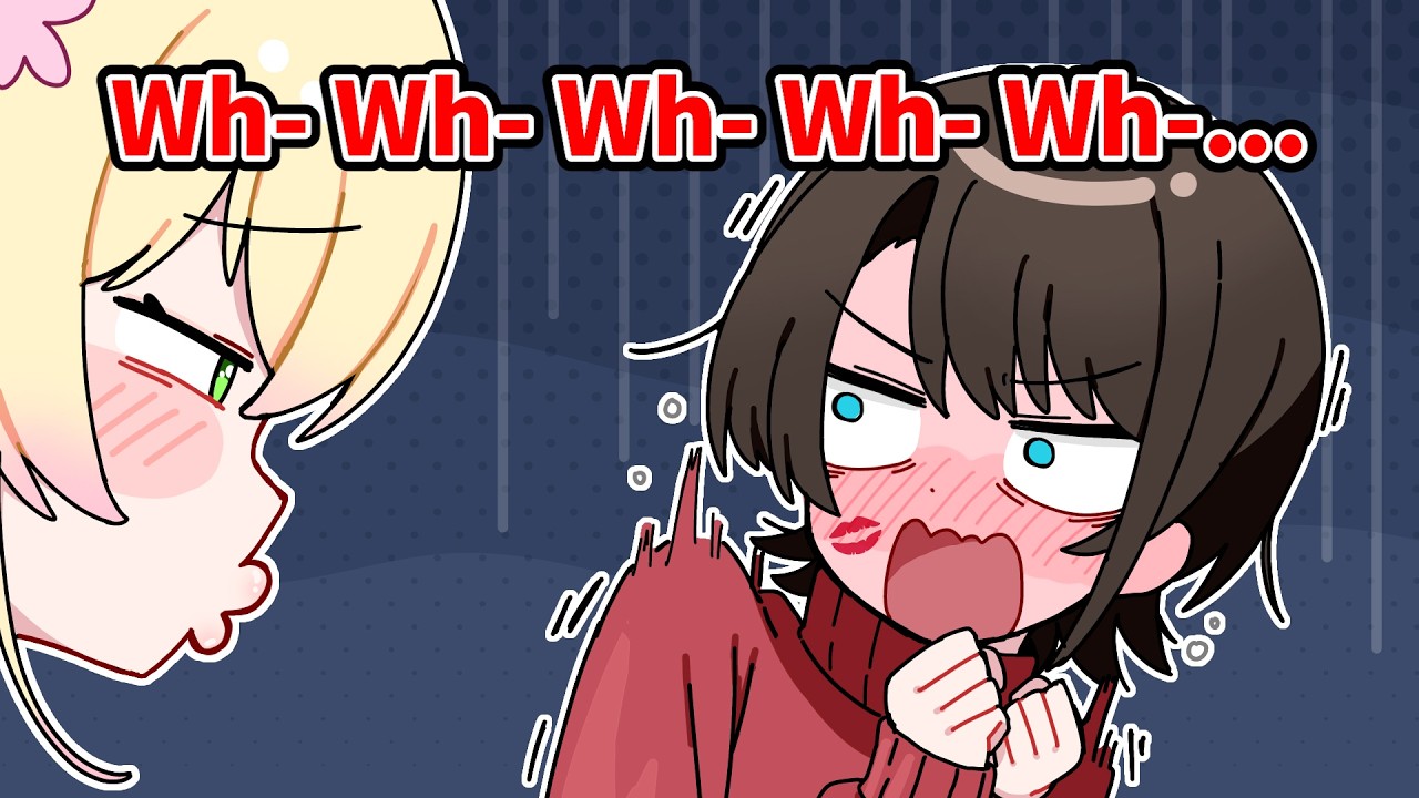 Nene fantasizing about kissing Subaru【Hololive AnimationClip/ENG sub】