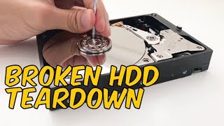 What's inside my broken hard drive HDD teardown