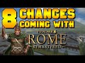 8 Changes Coming with Total War: Rome Remastered