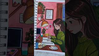 easy art tutorials #trending #instagram #drawing #painting #explore #fypage #reel #indianartist