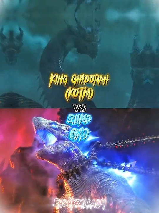 King Ghidorah (KOTM) vs Shimo (GXK) |#godzillaxkongthenewempire #godzillakingofthemonsters