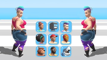 Fat 2 Fit New Update All Skins Unlocked All levels 165 Gameplay Walkthrough Part 17