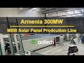 300mw solar panel production line in armenia solarpanelmakingmachine solarpanelproductionline