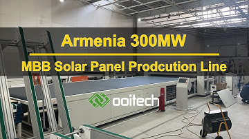 300MW Solar Panel Production Line in Armenia #solarpanelmakingmachine #solarpanelproductionline