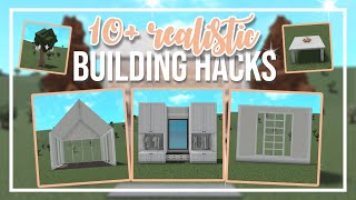 10  Realistic Bloxburg Building Hacks & Tips (Roblox)