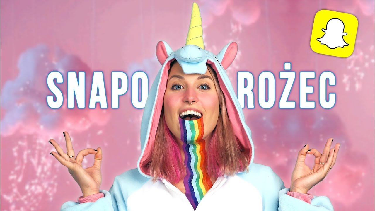 Snaporożec Filtr Snapa Rzyganie Tęczą Na Halloween