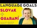 Language Learning Goals: Slovak + Guaraní║Lindsay Does Languages Video