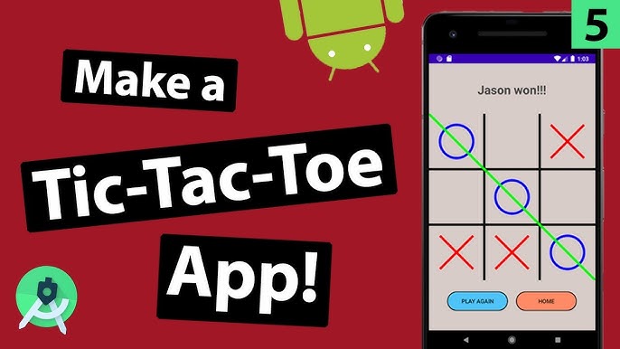 2 Tic Tac Toe Multiplayer, Firebase, Kotlin