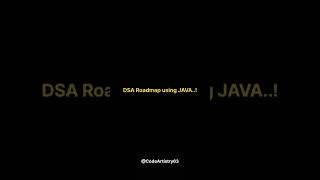 DSA Roadmap using JAVA...! #java #javaprogramming #dsa #dsainjava