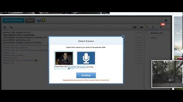 how to turn cam on tinychat