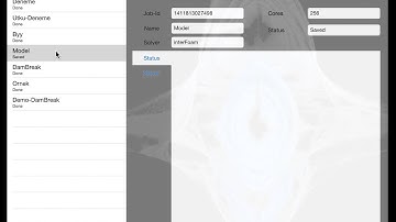 Openfoam Cluster Mobile Client