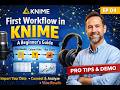 KNIME Tutorial for Beginners | First Workflow Step-by-Step (EP 04) 🚀 Data Analysis Made Easy
