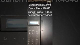 خطوات عمل ضبط مصنع لبيانات الطابعة Canon MX494 / TR4640 / TR4540