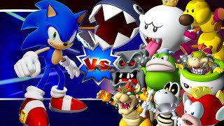 Mario Party 9 - Sonic Vs All Bosses Master Difficulty