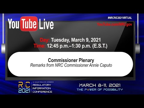 #NRCRIC2021VIRTUAL - Day 2 - Commissioner Plenary Session : Commissioner Caputo