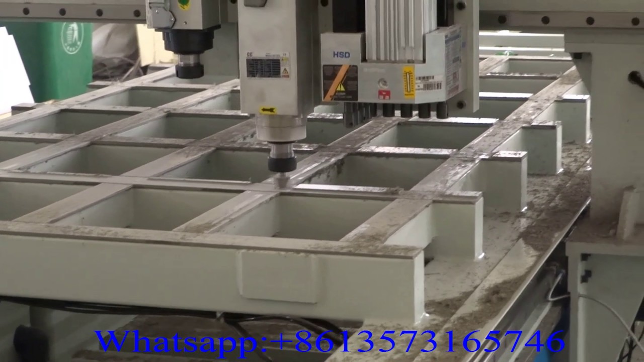 China CNC Milling Cutting Router Machine - YouTube