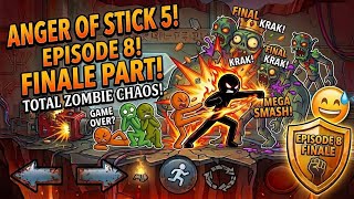 Anger of Stick 5 Episode 8: SPEEDRUNNING ZOMBIE DESTRUCTION! 🥊⚡ screenshot 4