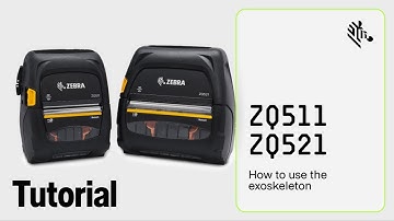 Zebra ZQ500 Series How To: Use the Exoskeleton