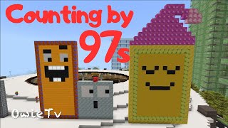 Counting by 97s Song | Minecraft Numberblocks Counting Songs for Kids| Skip Counting Songs for Kids