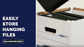 The Bankers Box ® Hanging File Storage Box- Hang'N'Stor™ Storage Boxes