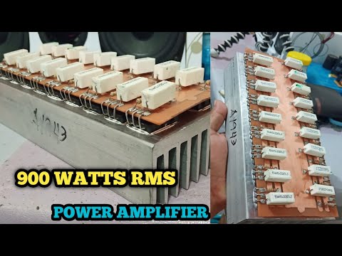 Video: Paano Gumawa Ng Isang Power Amplifier