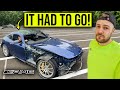 I chopped the roof off my wrecked mercedes amg gt