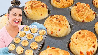 DELICIOSO PÃO DE QUEIJO DE 3 INGREDIENTES - TODO MUNDO COME MUITO ESSA RECEITA