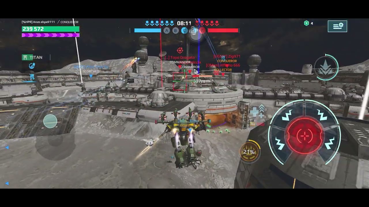 القاضي حكم 😂#warrobots #gaming #games 