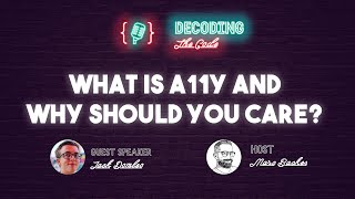 Celebrity Decoding The Code #11 - What is a11y and why should you care? - Jack Domleo Profile