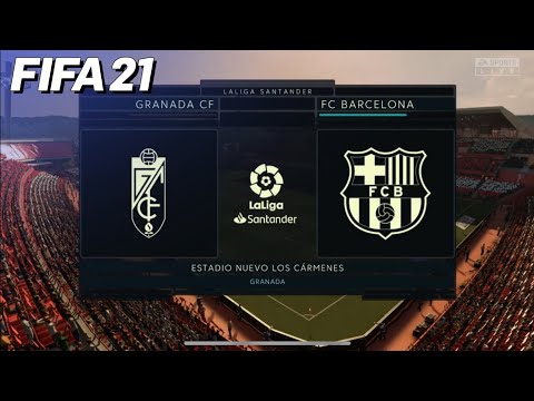Granada CF VS FC Barcelona - Laliga 2021/22 @estadioneevo | PS4 #fifa21 #fcbarcelona #granada