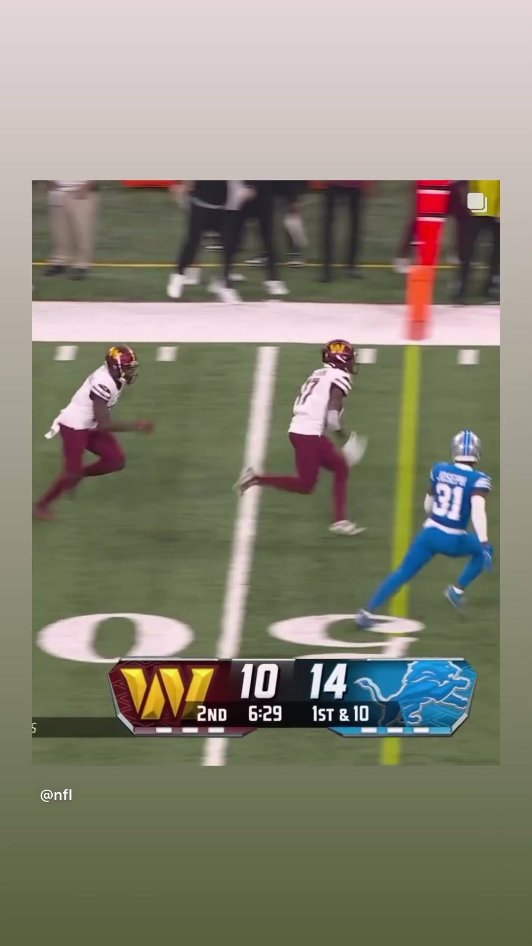 This is speed #hoodnews #terrymclaurin #NFL #sports #football #viralvideo #jaydendaniels #omg #how