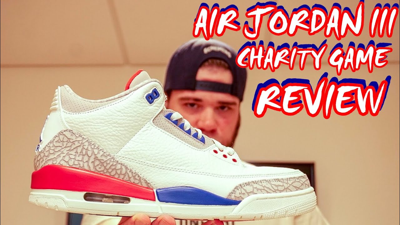 2018 AIR JORDAN 3 CHARITY GAME REVIEW (IN THE HOSPITAL WITH MY BRAND NEW TWIN GIRLS!!)